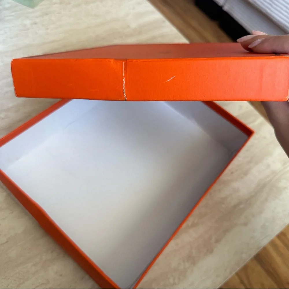 Hermès Orange Shoe Box